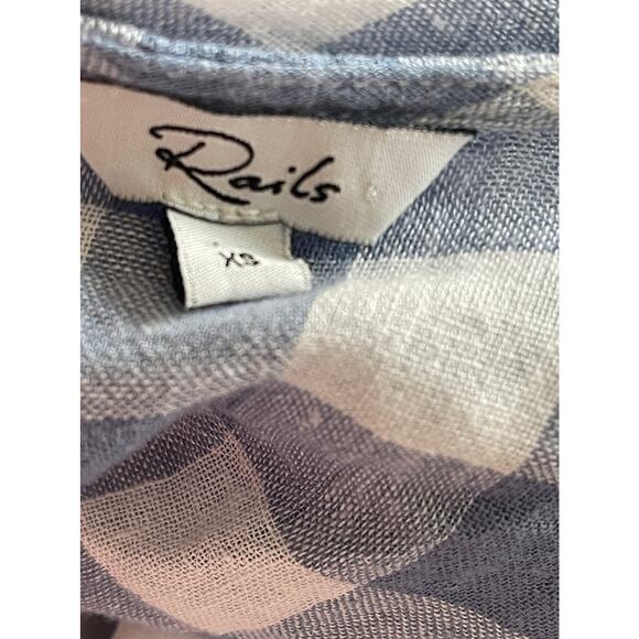 Rails Brigitte‎ Pertwinkle Check Wrap Dress - Picture 10 of 12